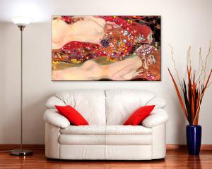 Quadro su tela il meglio dell arte 62X115 cm SERPENTE D ACQUA del brand Lupia, categoria: Arredo e decorazioni > Quadri e Tele > Riproduzioni quadri famosi.