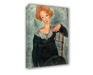 Quadro su tela il meglio dell arte 50X70 cm WOMAN WITH RED HAIR - MODIGLIANI del brand Lupia, categoria: Arredo e decorazioni > Quadri e Tele > Riproduzioni quadri famosi, disponibile su Vorreishop.