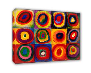 Quadro su tela il meglio dell arte 70X100 cm COLOR STUDY SQUARES - KANDINSKY del brand Lupia, categoria: Arredo e decorazioni > Quadri e Tele > Riproduzioni quadri famosi, disponibile su Vorreishop.