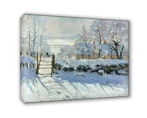 Quadro su tela il meglio dell arte 50X70 cm THE MAGPIE - MONET del brand Lupia, categoria: Arredo e decorazioni > Quadri e Tele > Riproduzioni quadri famosi, disponibile su Vorreishop.