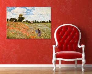 Quadro su tela il meglio dell arte 70X100 cm I PAPAVERI - MONET del brand Lupia, categoria: Arredo e decorazioni > Quadri e Tele > Riproduzioni quadri famosi.