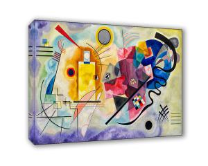 Quadro su tela il meglio dell arte 50X70 cm GIALLO ROSSO BLU - KANDINSKY del brand Lupia, categoria: Arredo e decorazioni > Quadri e Tele > Riproduzioni quadri famosi, disponibile su Vorreishop.