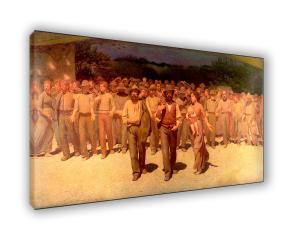 Quadro su tela il meglio dell arte 62X115 cm IL QUARTO STATO - PELLIZZA DA VOLPEDO del brand Lupia, categoria: Arredo e decorazioni > Quadri e Tele > Riproduzioni quadri famosi, disponibile su Vorreishop.