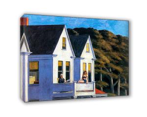 Quadro su tela il meglio dell arte 70X100 cm SECOND STORY SUNLIGHT - HOPPER del brand Lupia, categoria: Arredo e decorazioni > Quadri e Tele > Riproduzioni quadri famosi, disponibile su Vorreishop.