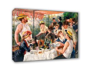 Quadro su tela il meglio dell arte 70X100 cm LA COLAZIONE DEI CANOTTIERI - RENOIR del brand Lupia, categoria: Arredo e decorazioni > Quadri e Tele > Riproduzioni quadri famosi, disponibile su Vorreishop.