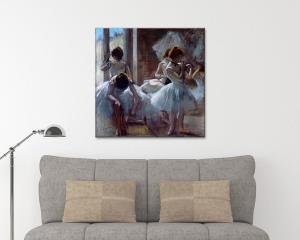 Quadro su tela il meglio dell arte 80X80 cm BAALLERINE - DEGAS del brand Lupia, categoria: Arredo e decorazioni > Quadri e Tele > Riproduzioni quadri famosi.
