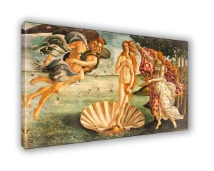 Quadro su tela il meglio dell arte 45X75 cm LA NASCITA DI VENERE - BOTTICELLI del brand Lupia, categoria: Arredo e decorazioni > Quadri e Tele > Riproduzioni quadri famosi, disponibile su Vorreishop.