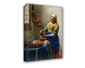 Quadro su tela il meglio dell arte 70X100 cm LA LATTAIA - VERMEER del brand Lupia, categoria: Arredo e decorazioni > Quadri e Tele > Riproduzioni quadri famosi, disponibile su Vorreishop.