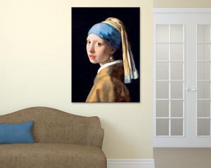 Quadro su tela il meglio dell arte 70X100 cm RAGAZZA C/L ORECCHINO DI PERLA-VERMEER del brand Lupia, categoria: Arredo e decorazioni > Quadri e Tele > Riproduzioni quadri famosi.