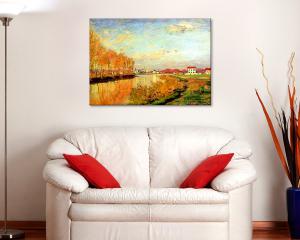 Quadro su tela il meglio dell arte 50X70 cm SENNA A ARGENTUIL - MONET del brand Lupia, categoria: Arredo e decorazioni > Quadri e Tele > Riproduzioni quadri famosi.