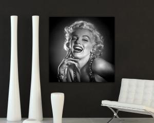 Quadro su tela ARTE 50x50cm MARILYN S SMILE del brand Lupia, categoria: Arredo e decorazioni > Quadri e Tele > Quadri bianco e nero.