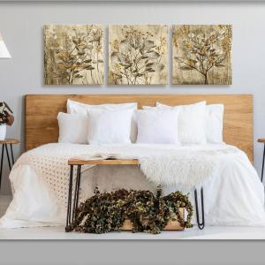 Collezione Set 3 pezzi quadri su tela WILD PLANTS                 - 43x43 cm del brand Lupia, categoria: Arredo e decorazioni > Quadri e Tele > Quadri a pannelli.