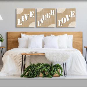 Collezione Set 3 pezzi Quadri su Tela STYLE BROWN                 - 43x43 cm del brand Lupia, categoria: Arredo e decorazioni > Quadri e Tele > Quadri a pannelli.