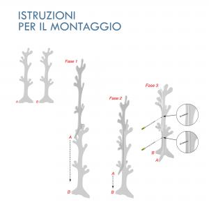 Albero appendiabiti da terra in legno bianco 40X170 cm Shabby WHITE del brand Lupia, categoria: Complementi d'arredo > Appendiabiti > Appendiabiti da terra.