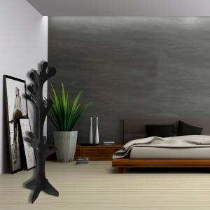 Albero appendiabiti da terra in legno 40X170 cm Shabby NERO  del brand Lupia, categoria: Complementi d'arredo > Appendiabiti > Appendiabiti da terra.