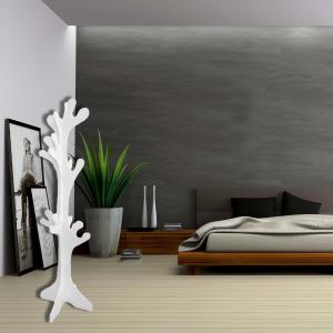 Albero appendiabiti da terra in legno bianco 40X170 cm Shabby WHITE del brand Lupia, categoria: Complementi d'arredo > Appendiabiti > Appendiabiti da terra.