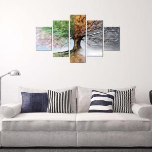 Quadro Moderno 5 pezzi in legno VOGUE 66X115 cm QUATTRO STAGIONI del brand Lupia, categoria: Arredo e decorazioni > Quadri e Tele > Quadri a pannelli.