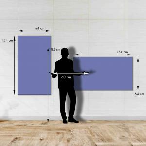 Specchio da parete MIRROR PRINCE 64x154 cm Bianco e Argento del brand Lupia, categoria: Complementi d'arredo > Specchi e specchiere > Specchi da parete.