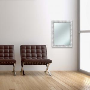 Specchio da parete MIRROR PRINCE 64X84 cm Bianco e Argento del brand Lupia, categoria: Complementi d'arredo > Specchi e specchiere > Specchi da parete.