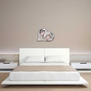 Capezzale sacra famiglia in legno HEART THE KISS CERAMIC GREY 40X50 cm del brand Lupia, categoria: Arredo e decorazioni > Decorazioni da parete > Capezzali.