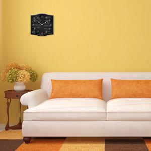 Orologio decorativo sagomato in legno NEW cm 38X38 WHITE BLACKBOARD del brand Lupia, categoria: Complementi d'arredo > Orologi > Orologi da parete.