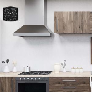 Orologio decorativo sagomato in legno NEW cm 38X38 WHITE BLACKBOARD del brand Lupia, categoria: Complementi d'arredo > Orologi > Orologi da parete.