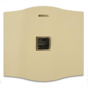 Orologio decorativo sagomato NEW in legno cm 38X38 SHABBY AZULEJOS BROWN del brand Lupia, categoria: Complementi d'arredo > Orologi > Orologi da parete.