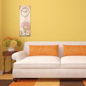 Orologio Da Parete 30x80 cm modello Romantic Lyrics decorativo in legno con stampa in alta qualitÃ  del brand Lupia, categoria: Complementi d'arredo > Orologi > Orologi da parete.