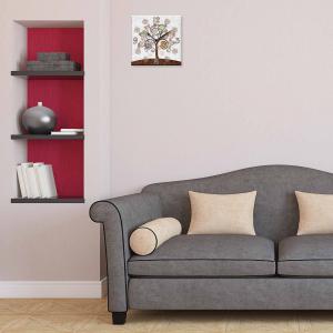 Orologio da parete Decorativo Albero della vita CLOCKART Quadrato 30x30 cm Tree White del brand Lupia, categoria: Complementi d'arredo > Orologi > Orologi da parete.