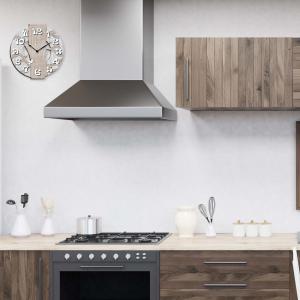 Orologio da parete lavorato in legno cm 32X32 TREE BROWN del brand Lupia, categoria: Complementi d'arredo > Orologi > Orologi da parete.