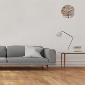 Lupia - Orologio da Parete in Legno ecologico, con stampa TREE Albero della Vita, 32x32 cm, Made in Italy, Movimento a Quarzo, Adatto a Tutti gli Stili di Casa del brand Lupia, categoria: Complementi d'arredo > Orologi > Orologi da parete.