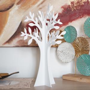Scultura creativa, decorazione o espositore porta gioielli, tableau mariage Albero Bianco  - 20x30 cm del brand Lupia, categoria: Bricolage e fai da te > Belle arti > Oggetti da decorare.