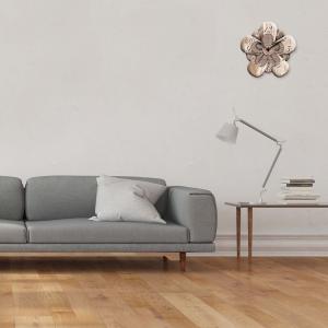 Lupia - Orologio da Parete FLOWER SHABBY WHITE, Forma Fiore, Funzionale ed Elegante, Movimento al Quarzo, 32x32 cm, Adatto a Tutti gli Ambienti, Made in Italy, lavorato in Legno mdf del brand Lupia, categoria: Complementi d'arredo > Orologi > Orologi da parete.