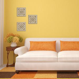 Decorazione Murale da Parete GIGLIO 18x18 cm in Pietra Leccese   del brand Maestro d'arte De Iaco Alfredo, categoria: Artigianato salentino > Pietra leccese e carparo > Decorazioni Murali.