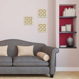 Decorazione Murale da Parete ORIENTE 18x18 cm in Pietra Leccese   del brand Maestro d'arte De Iaco Alfredo, categoria: Artigianato salentino > Pietra leccese e carparo > Decorazioni Murali.