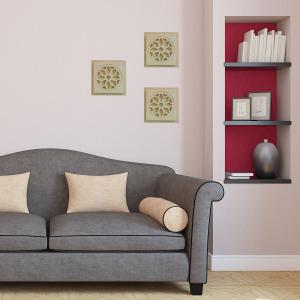 Decorazione Murale da Parete ROSONE 18x18 cm in Pietra Leccese   del brand Maestro d'arte De Iaco Alfredo, categoria: Artigianato salentino > Pietra leccese e carparo > Decorazioni Murali.