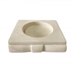 Posacenere, Svuotatasche CAPITELLO 12x12 cm in Pietra Leccese salentina del brand Maestro d'arte De Iaco Alfredo, categoria: Artigianato salentino > Pietra leccese e carparo > Oggettistica, disponibile su Vorreishop.