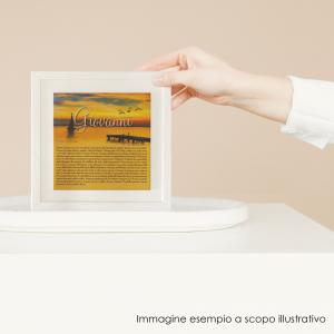 Quadro mattonella Ceramica Modern White 29x29 cm con segno zodiacale ACQUARIO del brand Lupia, categoria: Idee regalo e bomboniere > Oggettistica > Quadri Ceramica Modern White con Segno Zodiacale.