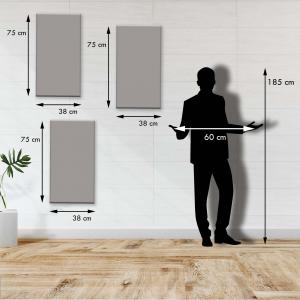 Set 3 pezzi Quadri su tela albero della vita Canvas Day 38x75 cm TREE del brand Lupia, categoria: Arredo e decorazioni > Quadri e Tele > Quadri su tela.