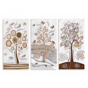 Set 3 pezzi Quadri su tela albero della vita Canvas Day Brillant con glitter 38x75 cm TREE WHITE del brand Lupia, categoria: Arredo e decorazioni > Quadri e Tele > Quadri su tela, disponibile su Vorreishop.