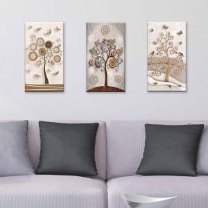 Set 3 pezzi Quadri su tela albero della vita Canvas Day 38x75 cm TREE del brand Lupia, categoria: Arredo e decorazioni > Quadri e Tele > Quadri su tela.