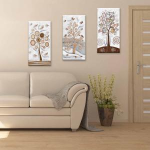 Set 3 pezzi Quadri su tela albero della vita Canvas Day Brillant con glitter 38x75 cm TREE WHITE del brand Lupia, categoria: Arredo e decorazioni > Quadri e Tele > Quadri su tela.
