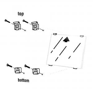 Kit 4 pz ferma specchio e vetro in acciaio da parete a molla del brand Lupia, categoria: Bricolage e fai da te > Belle arti > Ganci per quadri e specchi.