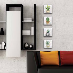 Quadri Canvas su carta telata set 4 pezzi 16x16 cm NATURA del brand Lupia, categoria: Arredo e decorazioni > Quadri e Tele > Quadri su tela.