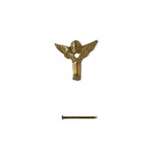 Kit 3 Ganci Per Quadro, Specchiera, Cornice, serie Oro ANGIOLETTO 2,7x3,0 cm del brand Lupia, categoria: Bricolage e fai da te > Belle arti > Ganci per quadri e specchi.