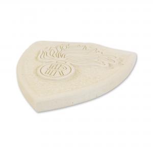 Statuetta Crest Carabinieri Scudetto in Pietra Leccese 16x2,2 Altezza 19 cm del brand Maestro d'arte De Iaco Alfredo, categoria: Artigianato salentino > Pietra leccese e carparo > Sculture.