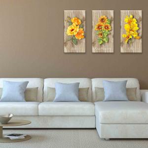 Set 3 pezzi Quadri su tela tema floreale Canvas Day 38x75 cm SUNFLOWERS del brand Lupia, categoria: Arredo e decorazioni > Quadri e Tele > Quadri su tela.