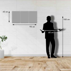 Quadro moderno 3 Pezzi in Legno tema naturale THREE 45x95 cm ALBERO SOLITARIO VIOLET           del brand Lupia, categoria: Arredo e decorazioni > Quadri e Tele > Quadri a pannelli.