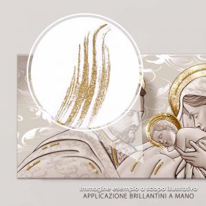 Quadro su tela BRILLANT con Glitter Sacra Famiglia 52x122 cm THE KISS SHABBY BROWN del brand Lupia, categoria: Arredo e decorazioni > Quadri e Tele > Quadri su tela.