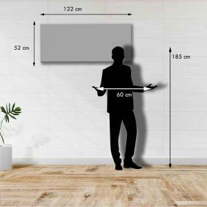 Quadro su tela BRILLANT con Glitter Sacra Famiglia 52x122 cm THE KISS SHABBY GREY del brand Lupia, categoria: Arredo e decorazioni > Quadri e Tele > Quadri con Glitter.